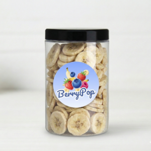 liofilizuoti bananai